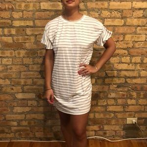 Black and white t shirt dress